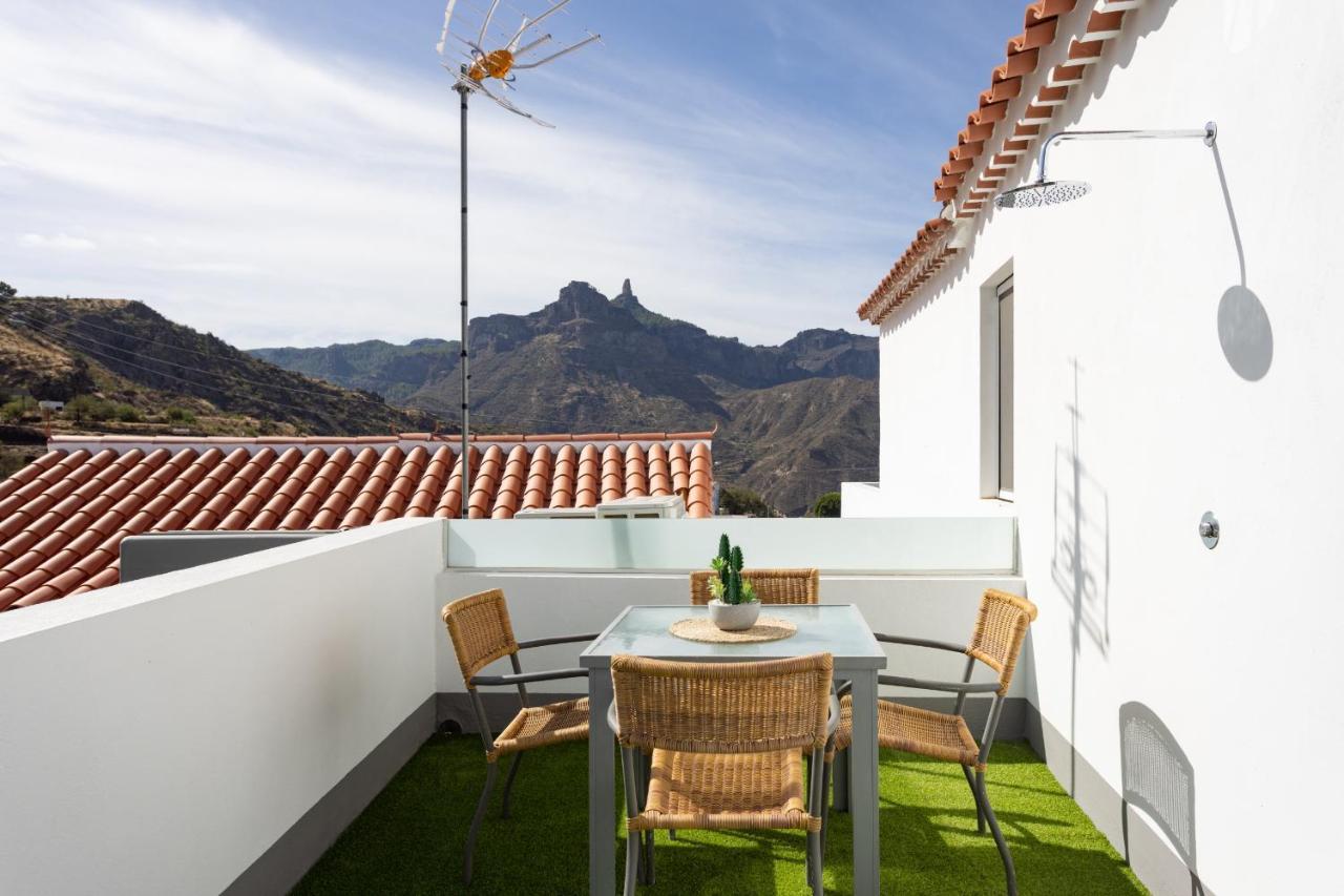 Casa Evaristo With Roque Nublo View Tejeda  Esterno foto