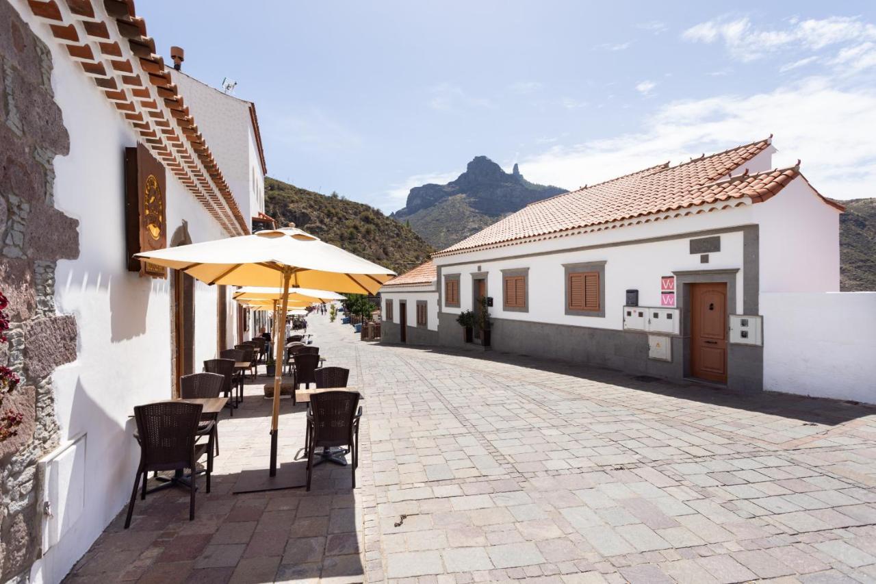 Casa Evaristo With Roque Nublo View Tejeda  Esterno foto