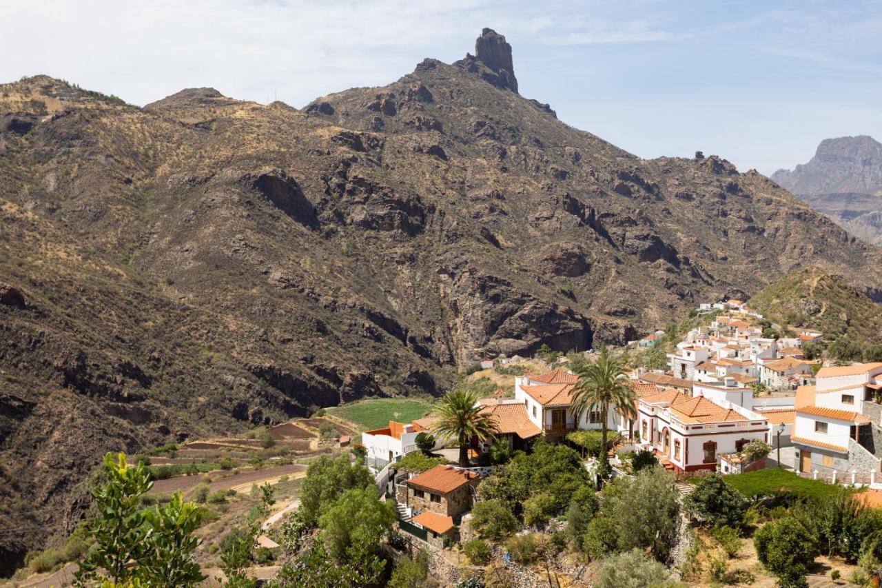 Casa Evaristo With Roque Nublo View Tejeda  Esterno foto