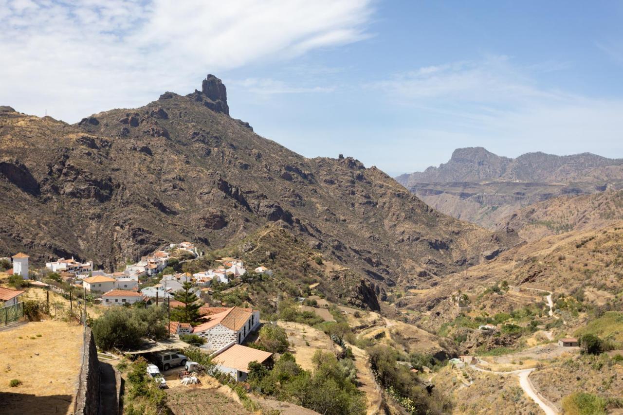Casa Evaristo With Roque Nublo View Tejeda  Esterno foto